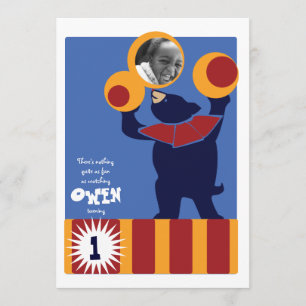 Invitation des ours de cirque