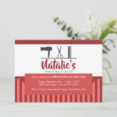 Invitation des outils de coiffure (Debout devant)