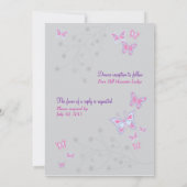 Invitation des papillons (Cool Chic) (Dos)