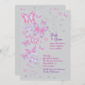 Invitation des papillons (Cool Chic) (Devant / Derrière)