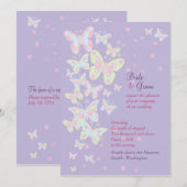 Invitation des papillons (Pastel Burst) (Devant / Derrière)