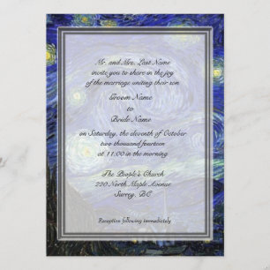 Invitation des parents de chambre, Nuit étoilée