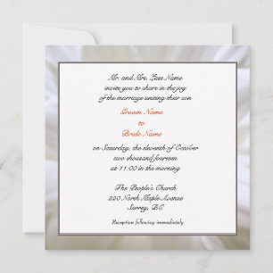 Invitation des parents de chambre, pure fleur marg