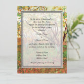 Invitation des parents de la mariée, Verger en fle (Debout devant)