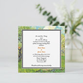 Invitation des parents des mariés, mariage (Debout devant)