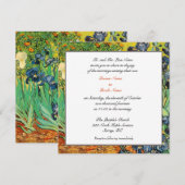 Invitation des parents du marié, van Gogh, Iris (Devant / Derrière)