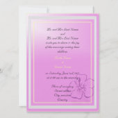 Invitation des parents mariés et mariés (Devant)