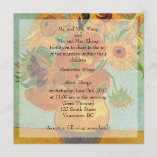 Invitation des parents mariés et mariés, mariage