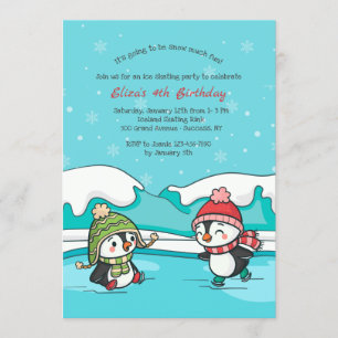 Invitation des Patineurs sur Glace Little Penguins