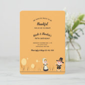 Invitation des pèlerins de la journée Thanksgiving (Debout devant)