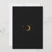Invitation des phases Black & Gold Moon (Dos)
