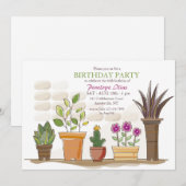 Invitation des plantes domestiques (Devant / Derrière)