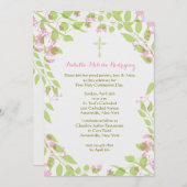 Invitation des premières fleurs du printemps (Devant / Derrière)