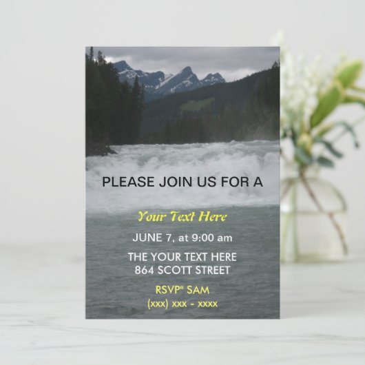 Invitation des rapides White Water (Debout devant)