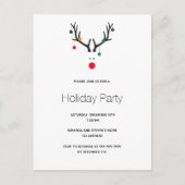 Invitation des rennes de Noël (Devant)