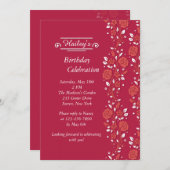 Invitation des Roses Escalades (Devant / Derrière)