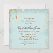 Invitation des rouleaux et des tracés de dentelle (Dos)