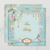 Invitation des rouleaux et des tracés de dentelle (Devant / Derrière)