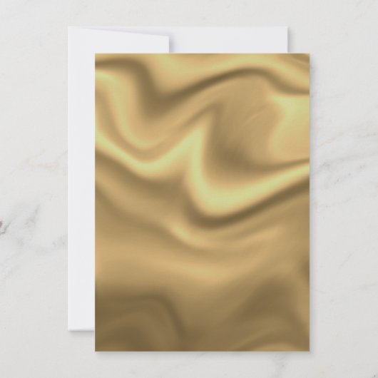 Invitation Dés RPG | Gold Imaginaire Retro Tabletop PnP Gamer (Dos)