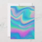 Invitation Dés RPG | Holo Imaginaire Retro Tabletop PnP Gamer (Dos)