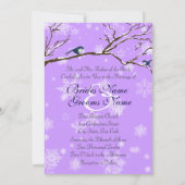 Invitation des Snowbirds 2 Lavander (Dos)