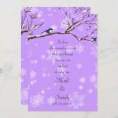 Invitation des Snowbirds 2 Lavander (Devant / Derrière)