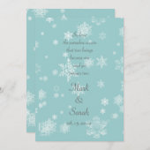 Invitation des Snowflakes (Devant / Derrière)