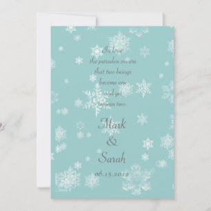 Invitation des Snowflakes