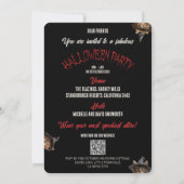 Invitation Des sorcières rustiques aux salles Réunion de vill (Dos)