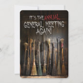 Invitation Des sorcières rustiques aux salles Réunion de vill (Devant)