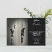 Invitation Des squelettes Déplaisants accrochés à un parti d' (Debout devant)