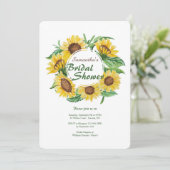 Invitation des tournesols jaunes (Debout devant)