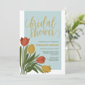 Invitation des Tulipes nuptiales de printemps (Debout devant)