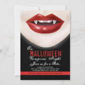 Invitation des vampires d'Halloween (Devant)