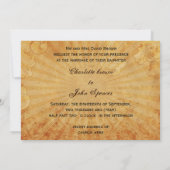 Invitation dés violets Vintage Vegas mariage invite (Dos)