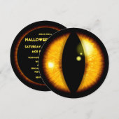 Invitation des yeux d'Amber Dragons (Devant / Derrière)