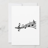 Invitation Descendre & Boogie à une Fête des mariées à thème  (Dos)