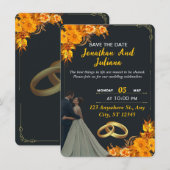 Invitation description de l'invitation (Devant / Derrière)