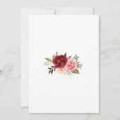 Invitation Désenregistrer les dates mariage date changer mars (Dos)