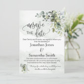 Invitation Désenregistrer les dates mariage date modifier euc (Debout devant)