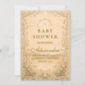 Invitation Desert Botanical Baby Shower (Devant)