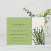 INVITATION DÉSERT CACTUS GRANDE CÉRÉMONIE D'OUVERTURE EN COUL (Debout devant)