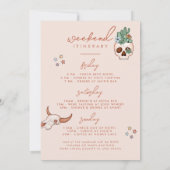 Invitation Desert Cowgirl Bachelorette Weend (Dos)