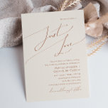 Invitation Désert de Whimsical | Beige Just Love Mariage<br><div class="desc">Ce désert fantaisiste | beige just love faire-part de mariage est parfait pour votre simple rustique western beige et terre cuite mariage. La palette de couleurs de saumons neutres est vintage au sud-ouest avec une touche rétro moderne. Le script est une délicate calligraphie minimaliste manuscrite qui est assez élégant et...</div>