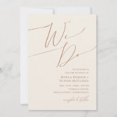 Invitation Désert de Whimsical | Beige que nous faisons Faire (Devant)