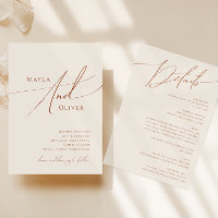 Désert de Whimsical | Beige Tout en un Mariage