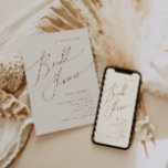 Invitation Désert de Whimsical | Fête des mariées beige<br><div class="desc">Ce désert fantaisiste | beige nuptiale invitation est parfait pour votre simple rustique occidentale beige et terre cuite douche nuptiale. La palette de couleurs de saumons neutres est vintage au sud-ouest avec une touche rétro moderne. Le script est une délicate calligraphie minimaliste manuscrite qui est assez élégant et romantique. Le...</div>