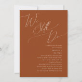 Invitation Désert de Whimsical | Rust Nous Faisons Toujours V (Devant)