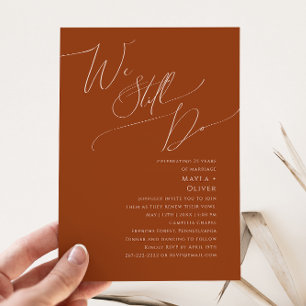 Invitation Désert de Whimsical Rust Nous Faisons Toujours V