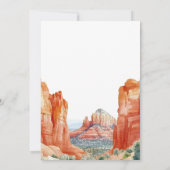 Invitation Desert Mountain Watercolor Elegant Wedding (Dos)